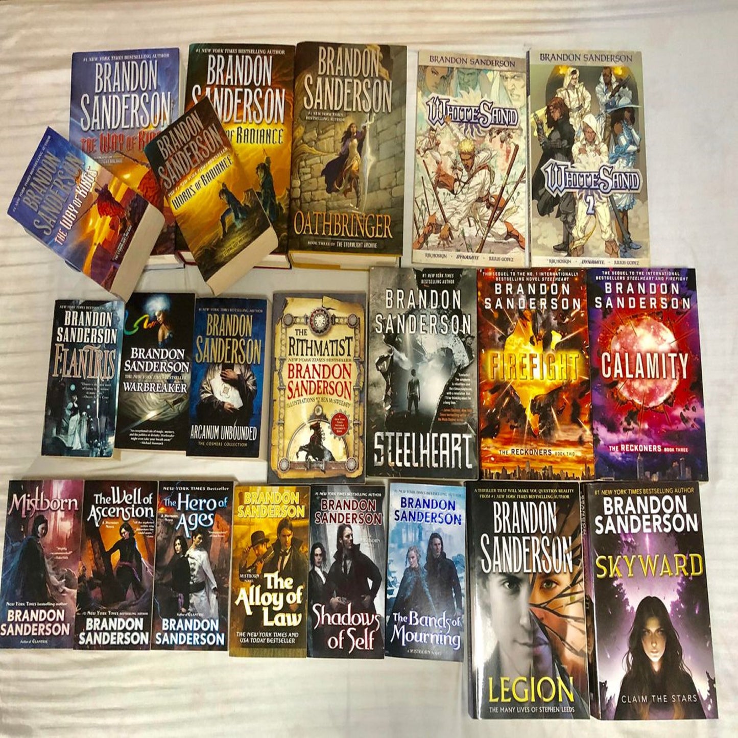 All Book Series by Brandon Sanderson (30 audiobooks)
